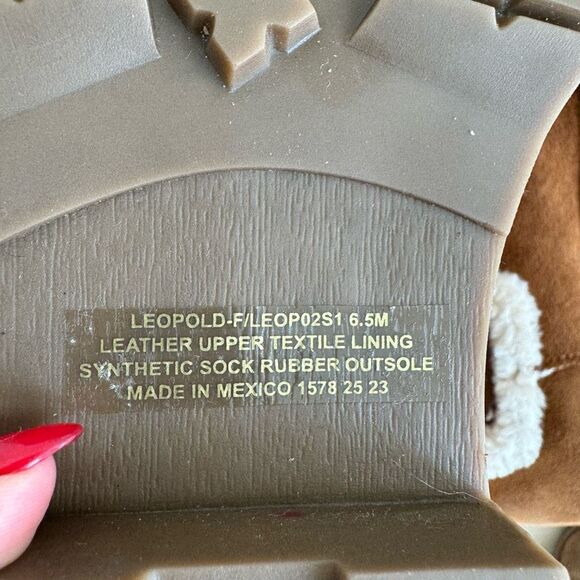 NEW Steve Madden Leopold Suede Leather Chelsea Boot in Camel Size 6.5 - Picture 12 of 12